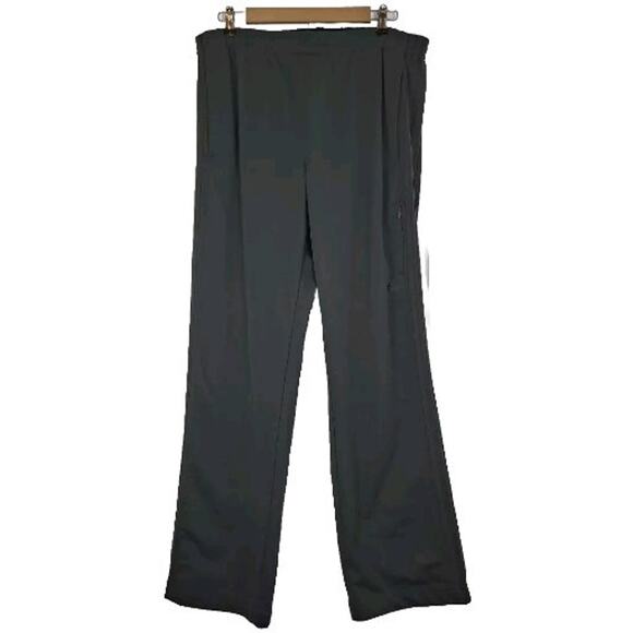 Adidas Weekender Warm Up Track Pants Mens XL Gray 3 Stripes Straight Leg Pull On - Picture 1 of 16